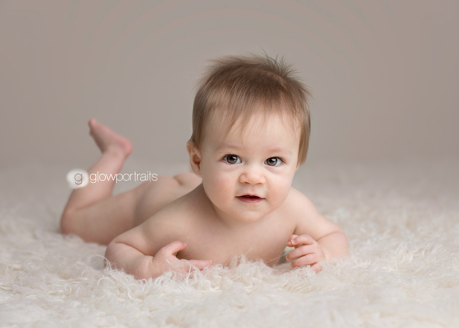 baby on rug