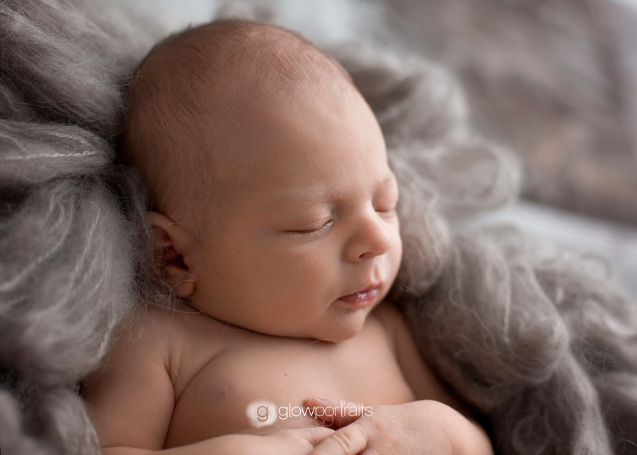 newborn side profile