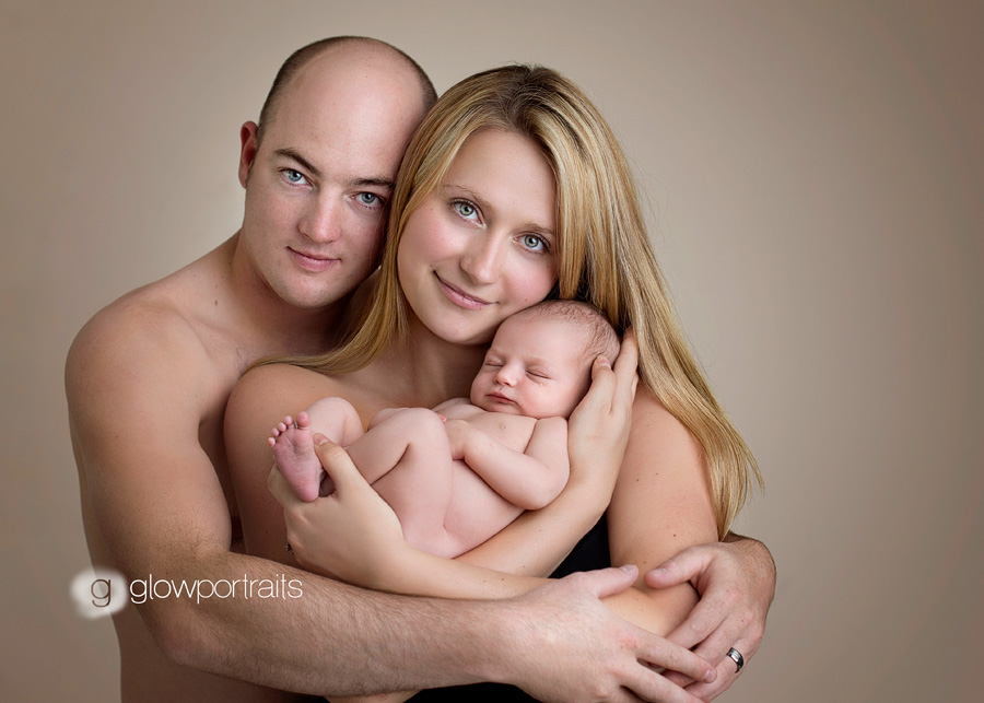 newborn photographer fort st john bc mom and dad and newborn pose