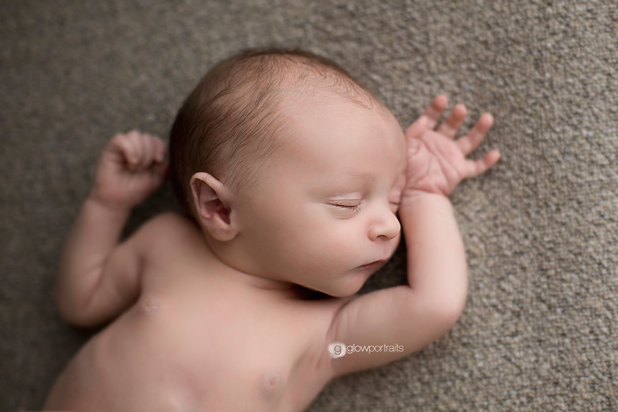 fort st john newborn photographer newborn sleeping