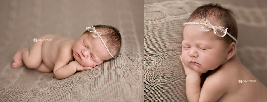 lying side praying pose newborn 