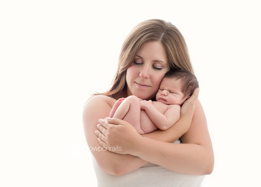 fort st john baby photographer mom holding baby