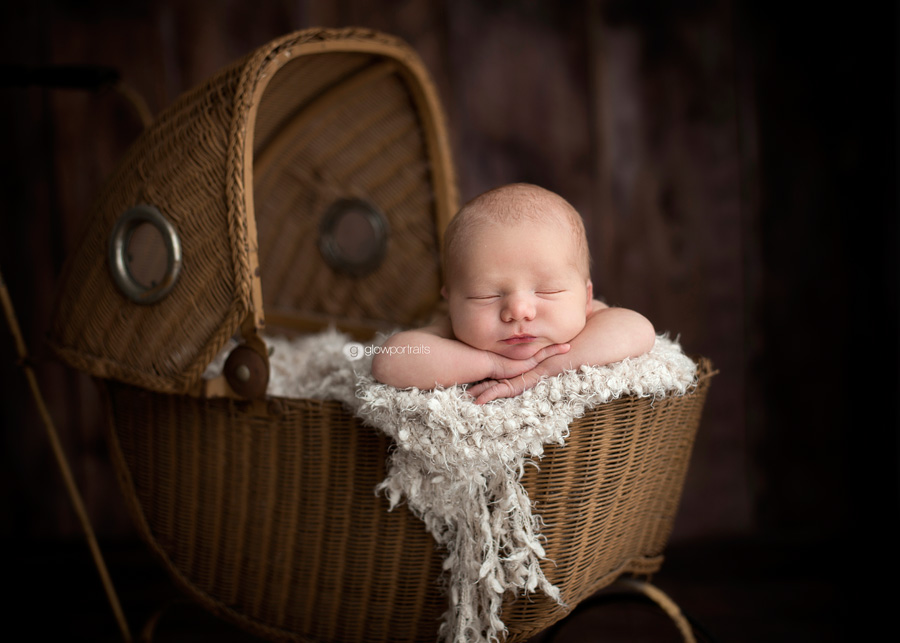 newborn baby in carriage