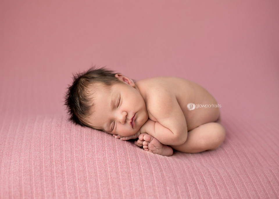taco newborn beanbag pose