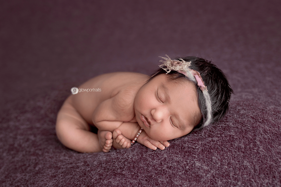 glow portraits baby