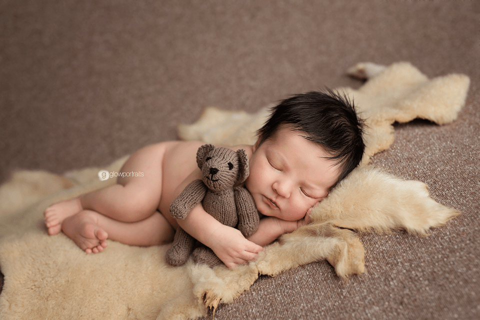 newborn photography glow portraits