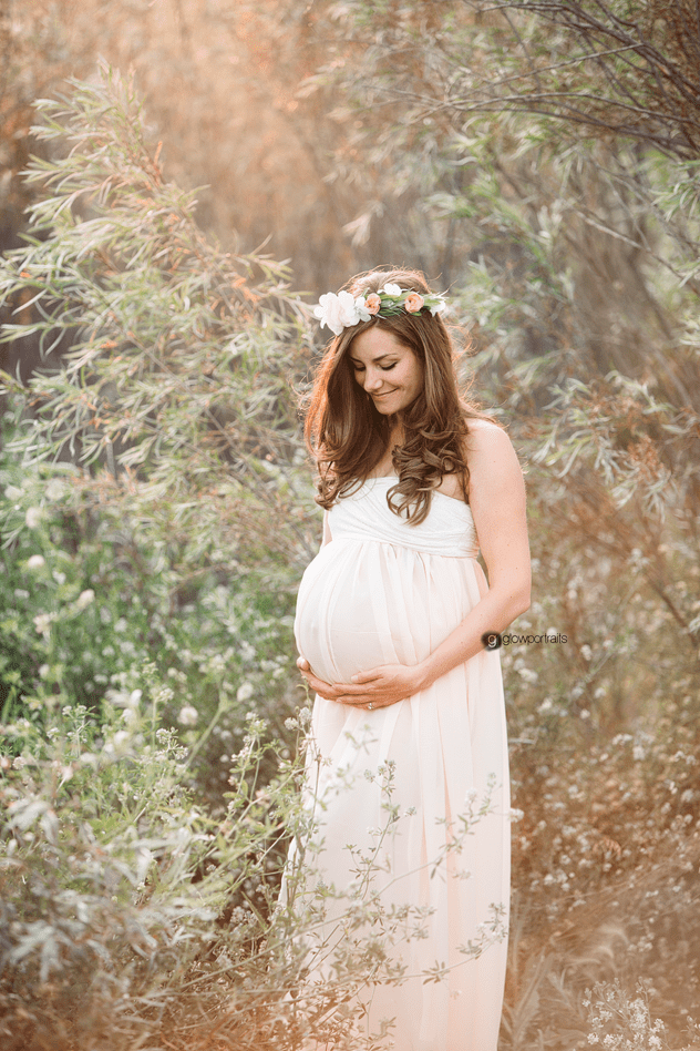 glow portraits maternity session