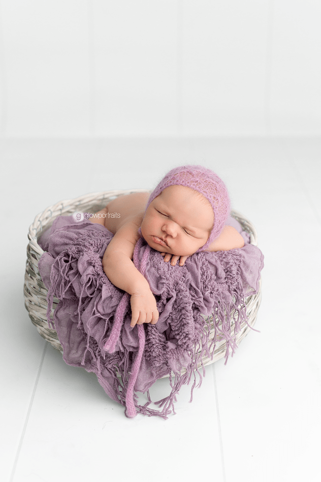 glow portraits newborn photographer